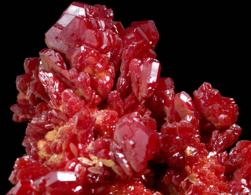 Vanadinite from Mibladen, Haute Moulouya Basin, Zeida-Aouli-Mibladen belt, Midelt Province, Morocco