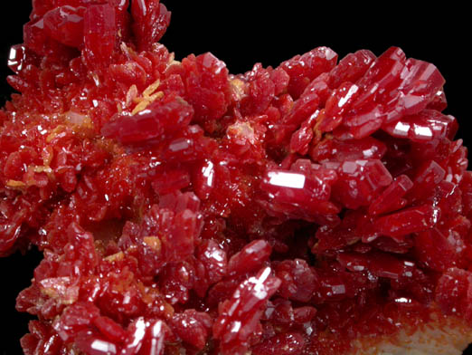 Vanadinite from Mibladen, Haute Moulouya Basin, Zeida-Aouli-Mibladen belt, Midelt Province, Morocco