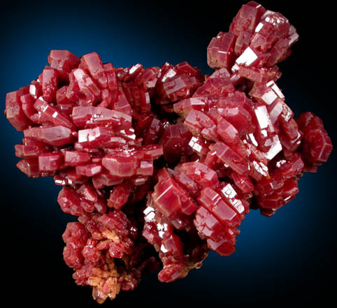 Vanadinite from Mibladen, Haute Moulouya Basin, Zeida-Aouli-Mibladen belt, Midelt Province, Morocco