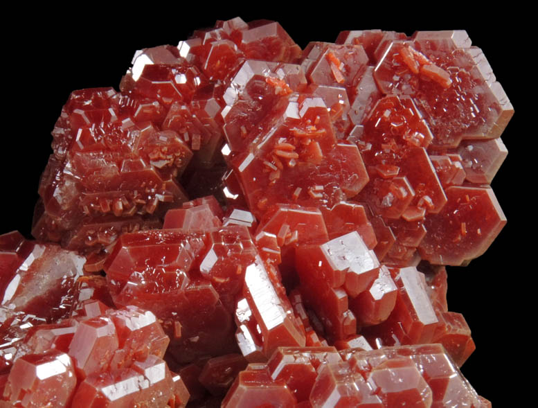 Vanadinite from Mibladen, Haute Moulouya Basin, Zeida-Aouli-Mibladen belt, Midelt Province, Morocco