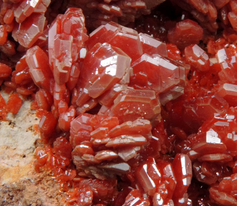 Vanadinite from Mibladen, Haute Moulouya Basin, Zeida-Aouli-Mibladen belt, Midelt Province, Morocco