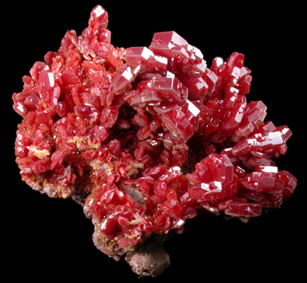 Vanadinite from Mibladen, Haute Moulouya Basin, Zeida-Aouli-Mibladen belt, Midelt Province, Morocco