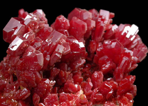 Vanadinite from Mibladen, Haute Moulouya Basin, Zeida-Aouli-Mibladen belt, Midelt Province, Morocco