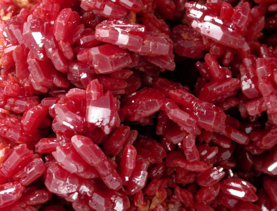 Vanadinite from Mibladen, Haute Moulouya Basin, Zeida-Aouli-Mibladen belt, Midelt Province, Morocco