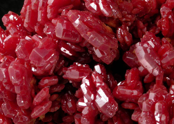 Vanadinite from Mibladen, Haute Moulouya Basin, Zeida-Aouli-Mibladen belt, Midelt Province, Morocco