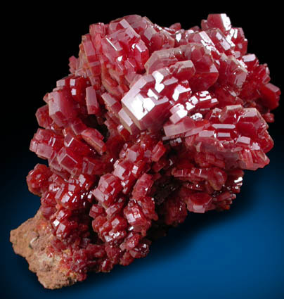 Vanadinite from Mibladen, Haute Moulouya Basin, Zeida-Aouli-Mibladen belt, Midelt Province, Morocco