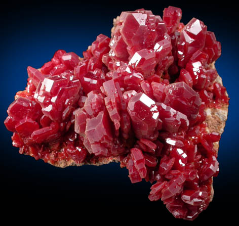 Vanadinite from Mibladen, Haute Moulouya Basin, Zeida-Aouli-Mibladen belt, Midelt Province, Morocco