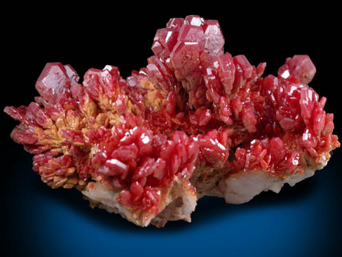 Vanadinite from Mibladen, Haute Moulouya Basin, Zeida-Aouli-Mibladen belt, Midelt Province, Morocco