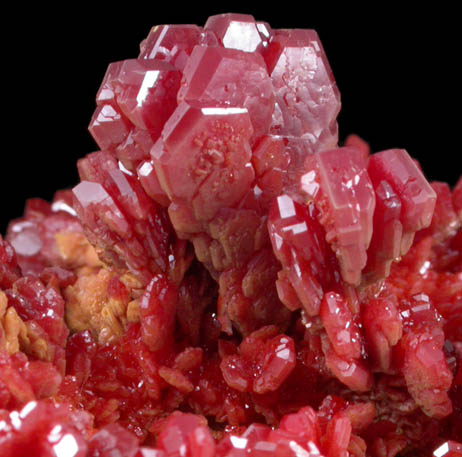 Vanadinite from Mibladen, Haute Moulouya Basin, Zeida-Aouli-Mibladen belt, Midelt Province, Morocco