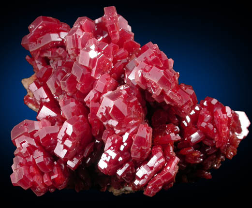 Vanadinite from Mibladen, Haute Moulouya Basin, Zeida-Aouli-Mibladen belt, Midelt Province, Morocco