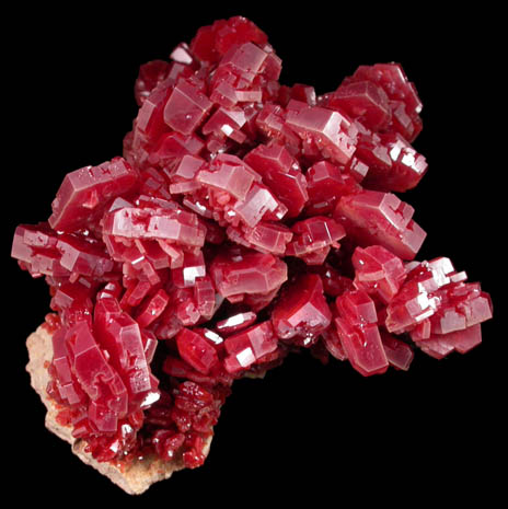 Vanadinite from Mibladen, Haute Moulouya Basin, Zeida-Aouli-Mibladen belt, Midelt Province, Morocco