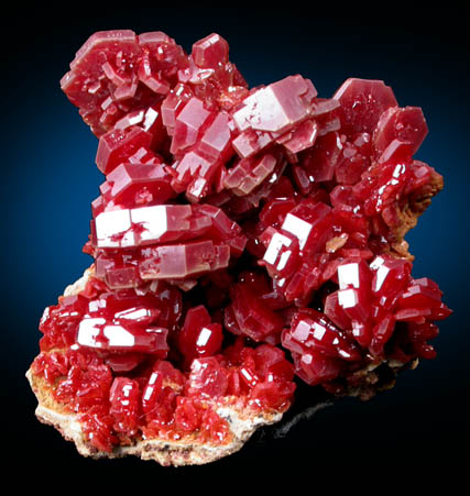 Vanadinite from Mibladen, Haute Moulouya Basin, Zeida-Aouli-Mibladen belt, Midelt Province, Morocco