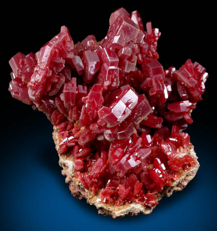 Vanadinite from Mibladen, Haute Moulouya Basin, Zeida-Aouli-Mibladen belt, Midelt Province, Morocco