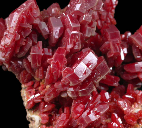 Vanadinite from Mibladen, Haute Moulouya Basin, Zeida-Aouli-Mibladen belt, Midelt Province, Morocco