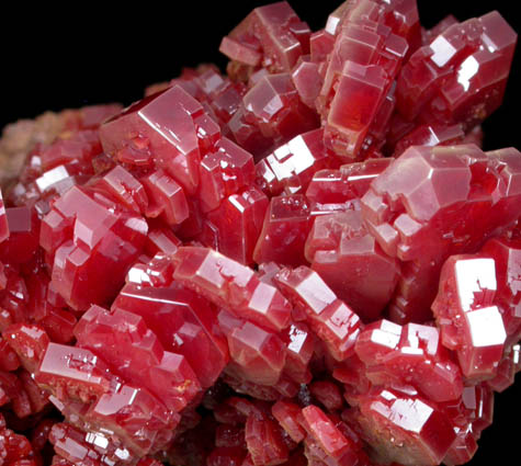 Vanadinite from Mibladen, Haute Moulouya Basin, Zeida-Aouli-Mibladen belt, Midelt Province, Morocco