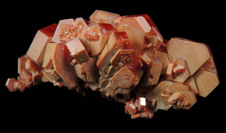 Vanadinite from Mibladen, Haute Moulouya Basin, Zeida-Aouli-Mibladen belt, Midelt Province, Morocco