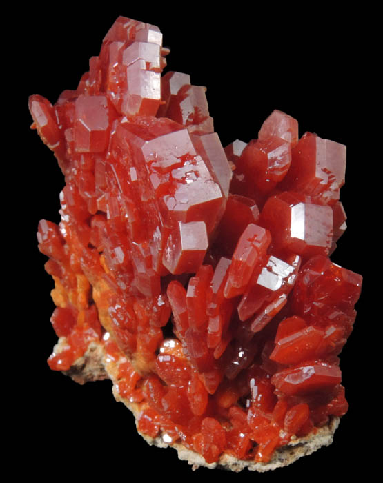 Vanadinite from Mibladen, Haute Moulouya Basin, Zeida-Aouli-Mibladen belt, Midelt Province, Morocco