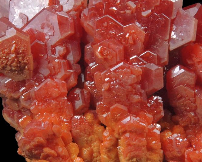 Vanadinite from Mibladen, Haute Moulouya Basin, Zeida-Aouli-Mibladen belt, Midelt Province, Morocco