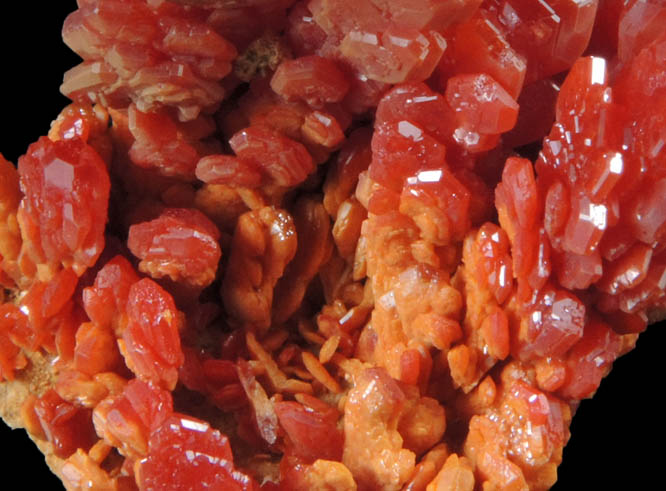 Vanadinite from Mibladen, Haute Moulouya Basin, Zeida-Aouli-Mibladen belt, Midelt Province, Morocco