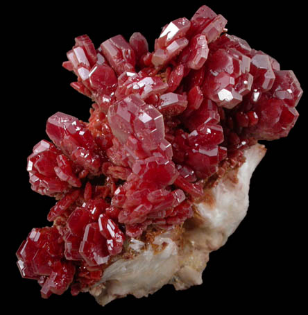 Vanadinite from Mibladen, Haute Moulouya Basin, Zeida-Aouli-Mibladen belt, Midelt Province, Morocco