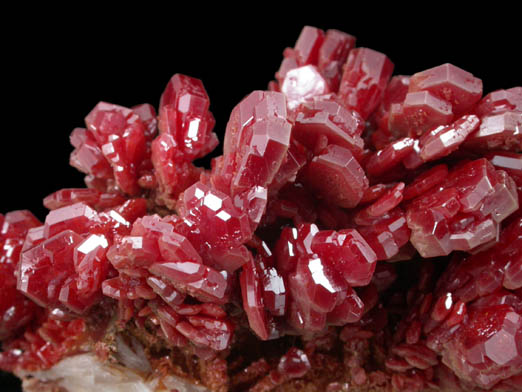 Vanadinite from Mibladen, Haute Moulouya Basin, Zeida-Aouli-Mibladen belt, Midelt Province, Morocco