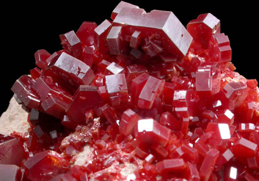 Vanadinite from Mibladen, Haute Moulouya Basin, Zeida-Aouli-Mibladen belt, Midelt Province, Morocco