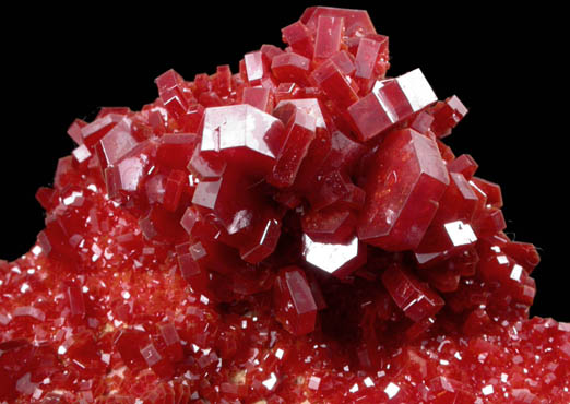 Vanadinite from Mibladen, Haute Moulouya Basin, Zeida-Aouli-Mibladen belt, Midelt Province, Morocco