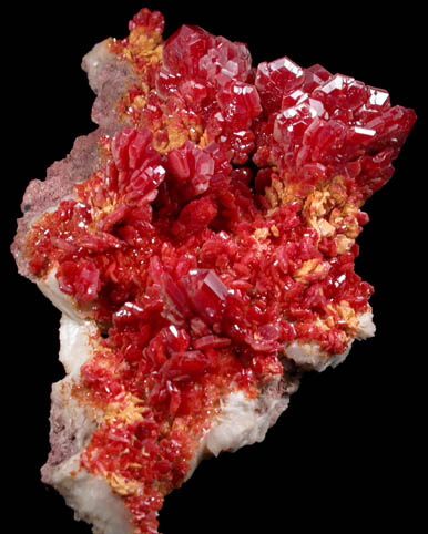 Vanadinite from Mibladen, Haute Moulouya Basin, Zeida-Aouli-Mibladen belt, Midelt Province, Morocco