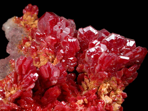 Vanadinite from Mibladen, Haute Moulouya Basin, Zeida-Aouli-Mibladen belt, Midelt Province, Morocco