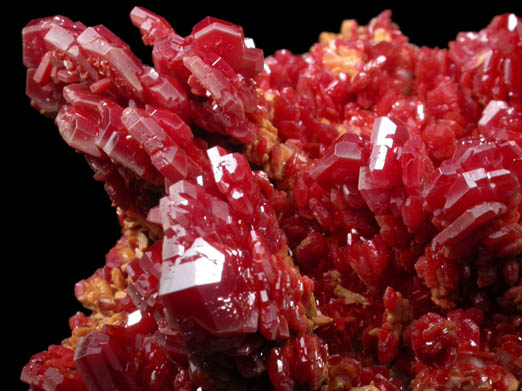 Vanadinite from Mibladen, Haute Moulouya Basin, Zeida-Aouli-Mibladen belt, Midelt Province, Morocco