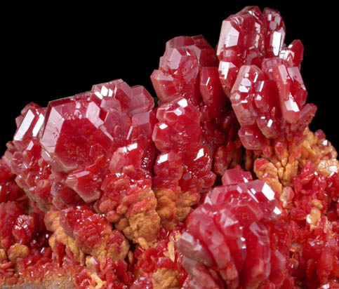 Vanadinite from Mibladen, Haute Moulouya Basin, Zeida-Aouli-Mibladen belt, Midelt Province, Morocco