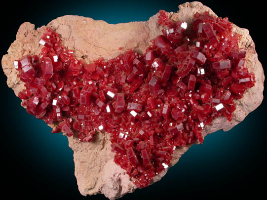 Vanadinite from Mibladen, Haute Moulouya Basin, Zeida-Aouli-Mibladen belt, Midelt Province, Morocco