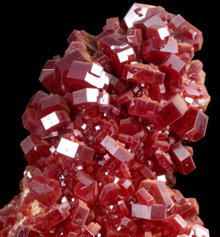 Vanadinite from Mibladen, Haute Moulouya Basin, Zeida-Aouli-Mibladen belt, Midelt Province, Morocco