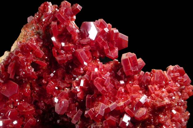 Vanadinite from Mibladen, Haute Moulouya Basin, Zeida-Aouli-Mibladen belt, Midelt Province, Morocco