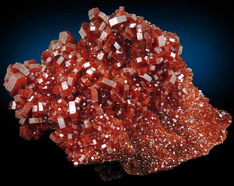 Vanadinite from Mibladen, Haute Moulouya Basin, Zeida-Aouli-Mibladen belt, Midelt Province, Morocco