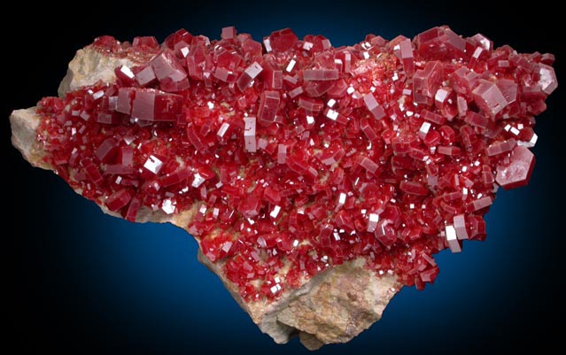 Vanadinite from Mibladen, Haute Moulouya Basin, Zeida-Aouli-Mibladen belt, Midelt Province, Morocco