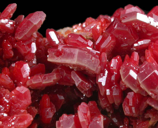 Vanadinite from Mibladen, Haute Moulouya Basin, Zeida-Aouli-Mibladen belt, Midelt Province, Morocco