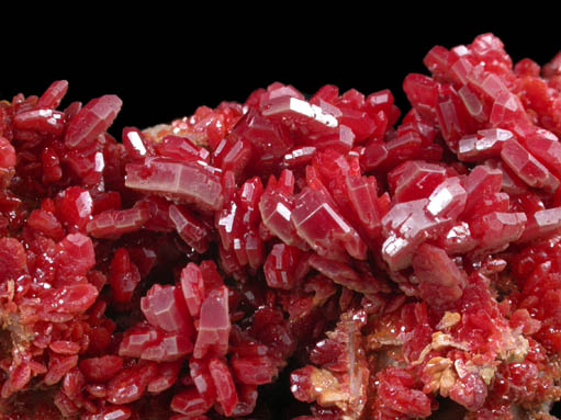 Vanadinite from Mibladen, Haute Moulouya Basin, Zeida-Aouli-Mibladen belt, Midelt Province, Morocco