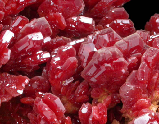 Vanadinite from Mibladen, Haute Moulouya Basin, Zeida-Aouli-Mibladen belt, Midelt Province, Morocco