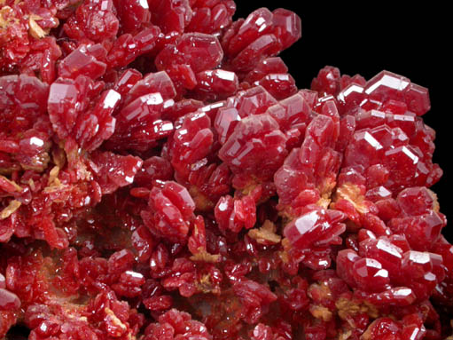 Vanadinite from Mibladen, Haute Moulouya Basin, Zeida-Aouli-Mibladen belt, Midelt Province, Morocco