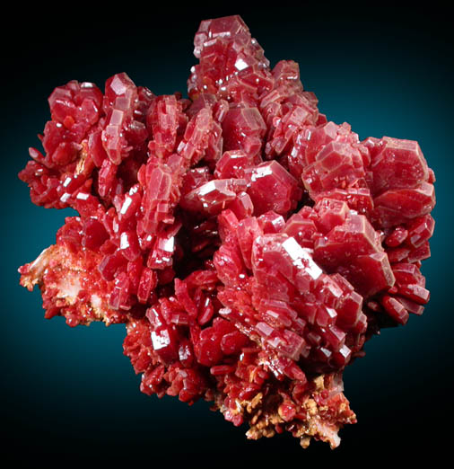 Vanadinite from Mibladen, Haute Moulouya Basin, Zeida-Aouli-Mibladen belt, Midelt Province, Morocco