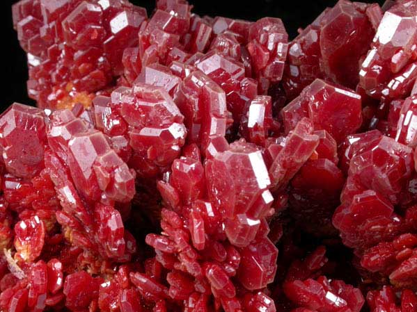 Vanadinite from Mibladen, Haute Moulouya Basin, Zeida-Aouli-Mibladen belt, Midelt Province, Morocco