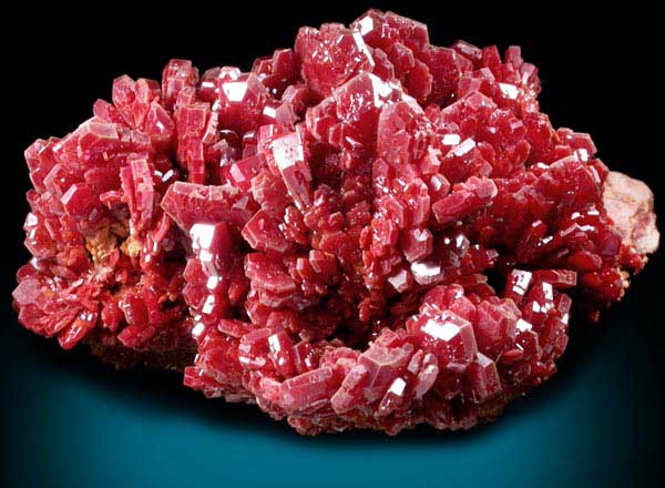 Vanadinite from Mibladen, Haute Moulouya Basin, Zeida-Aouli-Mibladen belt, Midelt Province, Morocco