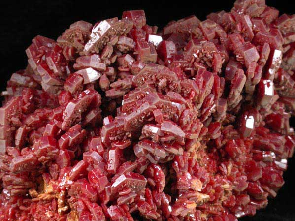 Vanadinite from Mibladen, Haute Moulouya Basin, Zeida-Aouli-Mibladen belt, Midelt Province, Morocco