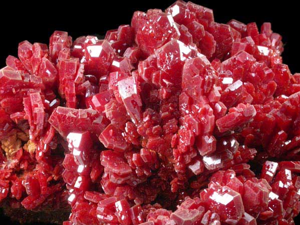 Vanadinite from Mibladen, Haute Moulouya Basin, Zeida-Aouli-Mibladen belt, Midelt Province, Morocco