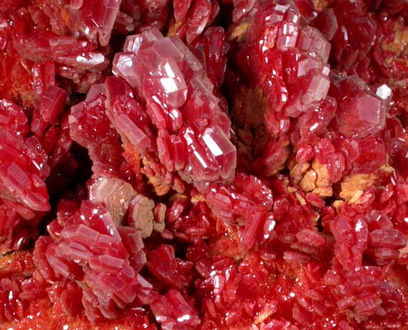 Vanadinite from Mibladen, Haute Moulouya Basin, Zeida-Aouli-Mibladen belt, Midelt Province, Morocco