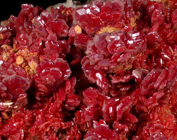 Vanadinite from Mibladen, Haute Moulouya Basin, Zeida-Aouli-Mibladen belt, Midelt Province, Morocco