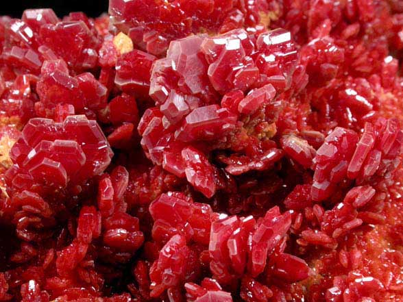 Vanadinite from Mibladen, Haute Moulouya Basin, Zeida-Aouli-Mibladen belt, Midelt Province, Morocco