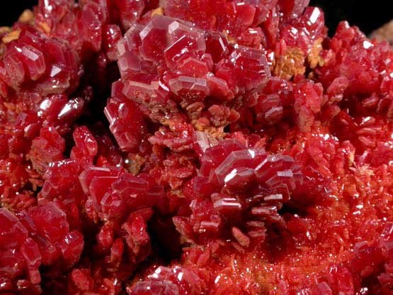 Vanadinite from Mibladen, Haute Moulouya Basin, Zeida-Aouli-Mibladen belt, Midelt Province, Morocco