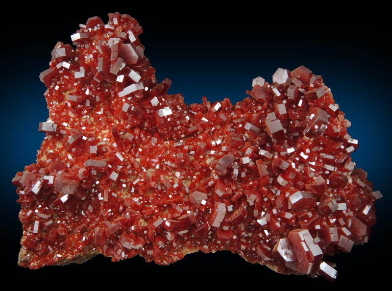 Vanadinite from Mibladen, Haute Moulouya Basin, Zeida-Aouli-Mibladen belt, Midelt Province, Morocco